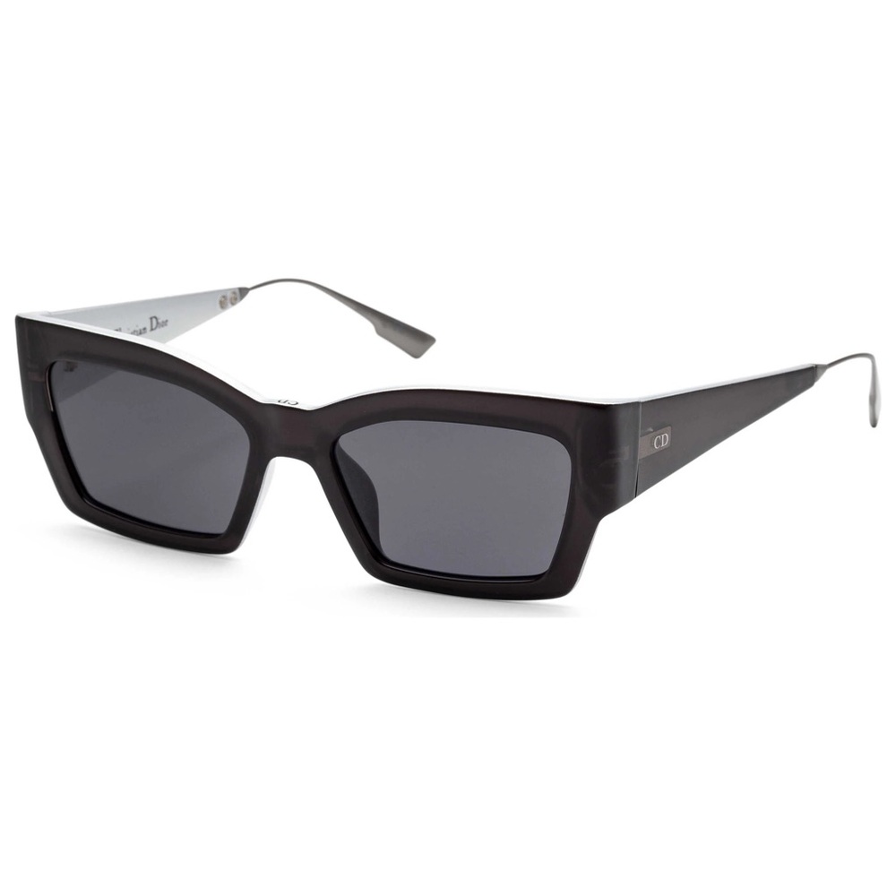 Dior Cat Style 2 Women's Grey Rectangular Sunglasses